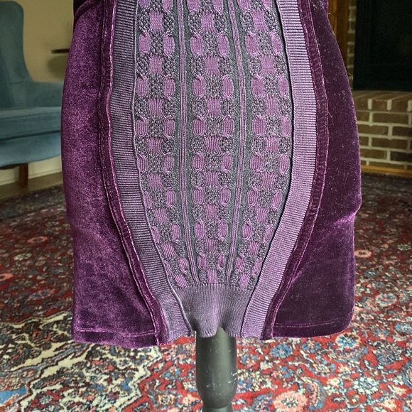 Free People | Purple Velvet | Mini Dress - Picture 3 of 6